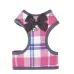 Adjustable Bow Plaid Vest Lead Pull Rope Leash for Cat Dog Pet