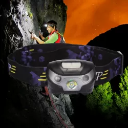 5W 4-Modes Waterproof White Light LED Head Lamp