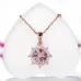 3 PCS in Set Snow Shape Gemstone Jewelry Set For Women size 6