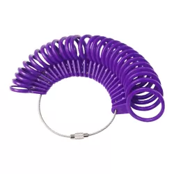 2 PCS Plastic Ring Circle Measurement Tools