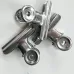20 PCS Stainless Steel Round Head Clip Paper Clip Office Folder Refrigerator Wall Memo Clip