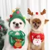 Pet Christmas Hat Saliva Festive Dressing Supplies White
