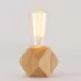Solid Wood Decoration LED Night Light Modern Minimalist Warm Bedroom Bedside Lamp Small Table Lamp without LED Bulbs EU Plug