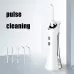 Electric Tooth Punch Dental Scaler Water Floss Household Portable Oral Cleaning Machine White