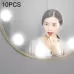 10 PCS 10W Multi-Level Adjust Brightness White Light Makeup Mirror Vanity LED Light Bulb