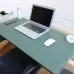 Multifunction Business PU Leather Mouse Pad Keyboard Pad Table Mat Computer Desk Mat Green