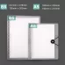 Transparent Matte PP Soft Shell Cover Hand Accountive Page B5 Point Array Core