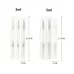 3ml 5 PCS Liquid Foundation Small Sample Refilling Pen Travel Portable Rotary Vacuum Refilling Bottle