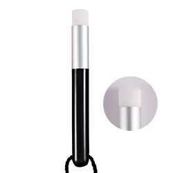 6 PCS Soft Hair Nasal Washing Brush To Remove Blackheads And Deep Cleansing Nose Pore Shrinkage Cleaning Brush Flat Head Black Silver