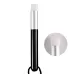 6 PCS Soft Hair Nasal Washing Brush To Remove Blackheads And Deep Cleansing Nose Pore Shrinkage Cleaning Brush Flat Head Black Silver