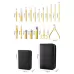 18 In 1 Yellow Nail Clipper Set Manicure Set Stainless Steel Nail Clipper Manicure Tool