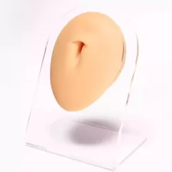 Simulation Facial Features Silicone Model Practice Display Props Belly Button