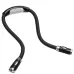 Portable U-shaped LED Flexible Handsfree Hug Neck Reading Book Lamp Torch Black