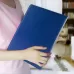 Office Supplies Business Style Leather Document Folder with 30-pages A4 Note Pad and Calculator