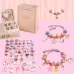 Kids DIY Beaded Bracelet Kids Jewelry Accessories Rainbow Sugar With Storage Box