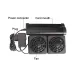 Fish Tank Cooling Fan Cooling Silent Aquarium Fan 3 Head UK Plug