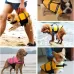 Pet Saver Dog Reflective Stripes Life Vest Jacket Pink Dot