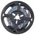 2m 12V 2A 100-240V Bare Board 5050 SMD RGB LED Rope Light 30 LED/m with 24-key Remote Control EU Plug