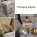 LED Wrought Iron Moon Shape Atmosphere Bedroom Table Lamp Moon Star