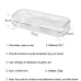 RJ 26 Large Capacity Simple Pen Bag Hand Lifting Transparent Double Layer Student Stationery Storage Box