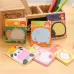 40 PCS Cartoon Animal Shaped Self Adhesive Memo Pad N-times Sticky Notes Bookmark School Office Supply Random Style Delivery