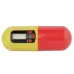 Portable Timer Pill Medicine Reminder Drug Box Keychain Red