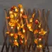 2m 10 Lights LED Decorative Light String Rhombus Leaf and Red Fruit