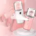 Facial Hydration Instrument Air Humidifier USB Beauty Cold Spray Instrument Auto Alcohol Disinfection Sprayer Pink
