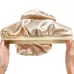 3 PCS in Set Hair Care Long Cap  Turban  Hair Ring Champagne