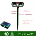 2 PCS Powerful Ultrasonic Solar-powered Animal Repeller With PIR Sensor and Light Sensor Got the CE or ROHS Certification