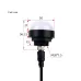 24V Safety Three-Color Warning Light Alarm LED Hemispherical Waterproof Indicator No Sound
