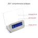 Multifunction LCD Digital Alarm Clock Thermometer and 4-Port USB HUB and Message Board with Blue or Green LCD backlight