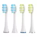 4 PCS D903 or D904 Replacement Brush Heads for Mornwel D01 White