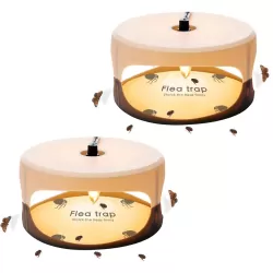2pcs SK111 Pet Household Flea Lamp Flea Sticky Trapper Flea Capture Device