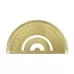 Brass Retro Drawing Ruler Measuring Tools 0-180 Degree Protractor