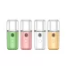 Facial Hydration Instrument Air Humidifier USB Beauty Cold Spray Instrument Auto Alcohol Disinfection Sprayer Pink