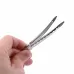 10 PCS Stainless Steel Hair Clips Hair Duckbill Clip Hair Clip Metal Large Single Hole Iron Clip