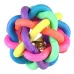 Fun Colorful Weave Style Bell Ball Pet Toy