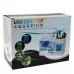 USB Desktop Aquarium Mini Fish Tank with Running Water and 6 LED Light LCD Clock Display with Calendar Time and Alarm