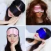 2 PCS Pure Silk Sleep Rest Eye Mask Padded Shade Cover Travel Relax Aid Blindfolds Black