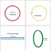Assorted Color Sturdy Stretchable Elastic Rubber Bands School Office Supplies Stationery
