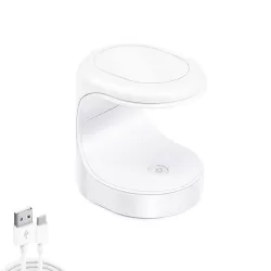 USB Mini Nail Phototherapy Lamp Nail Polish Baking Lamp  White