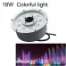 18W Landscape Colorful Color Changing Ring LED Aluminum Alloy Underwater Fountain Light Colorful