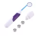 Lit-Pack 3 in 1 LED Professional Dental Oral Tool Kits Dental Mirror  Tooth Stain Eraser  Plaque Remover Set