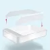 Cat Litter Box Semi-closed Square Feces Basin Pet Toilet