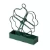 Simple Hangable Wrought Iron Mosquito Coil Holder Portable Fireproof Mosquito Coil Tray Incense Burner Ornaments Four Leaf Grass