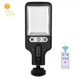 616 Solar Street Light LED Human Body Induction Garden Light 60 SMD With Remote Control