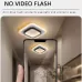20W 3-color Dimming Aisle Light LED Entrance Corridor Cloakroom Ceiling Light Black Circular