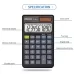 OSALO OS-403TV 10-digit LCD Screen Solar Dual Power Supply Mini Student Desktop Calculator