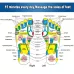 PP Foot Reflexology Quadrate Stones Foot Massage Pad